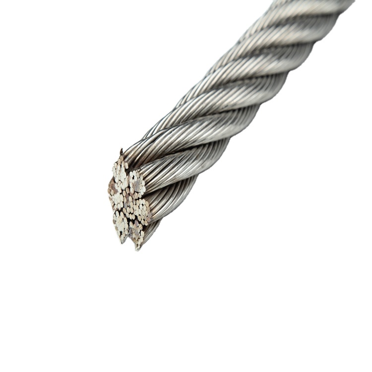 7x19 304 316 5.0mm Stainless Steel Wire Rope
