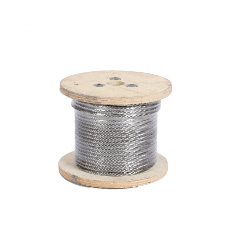 1x7 304 316 6.0mm stainless steel wire rope